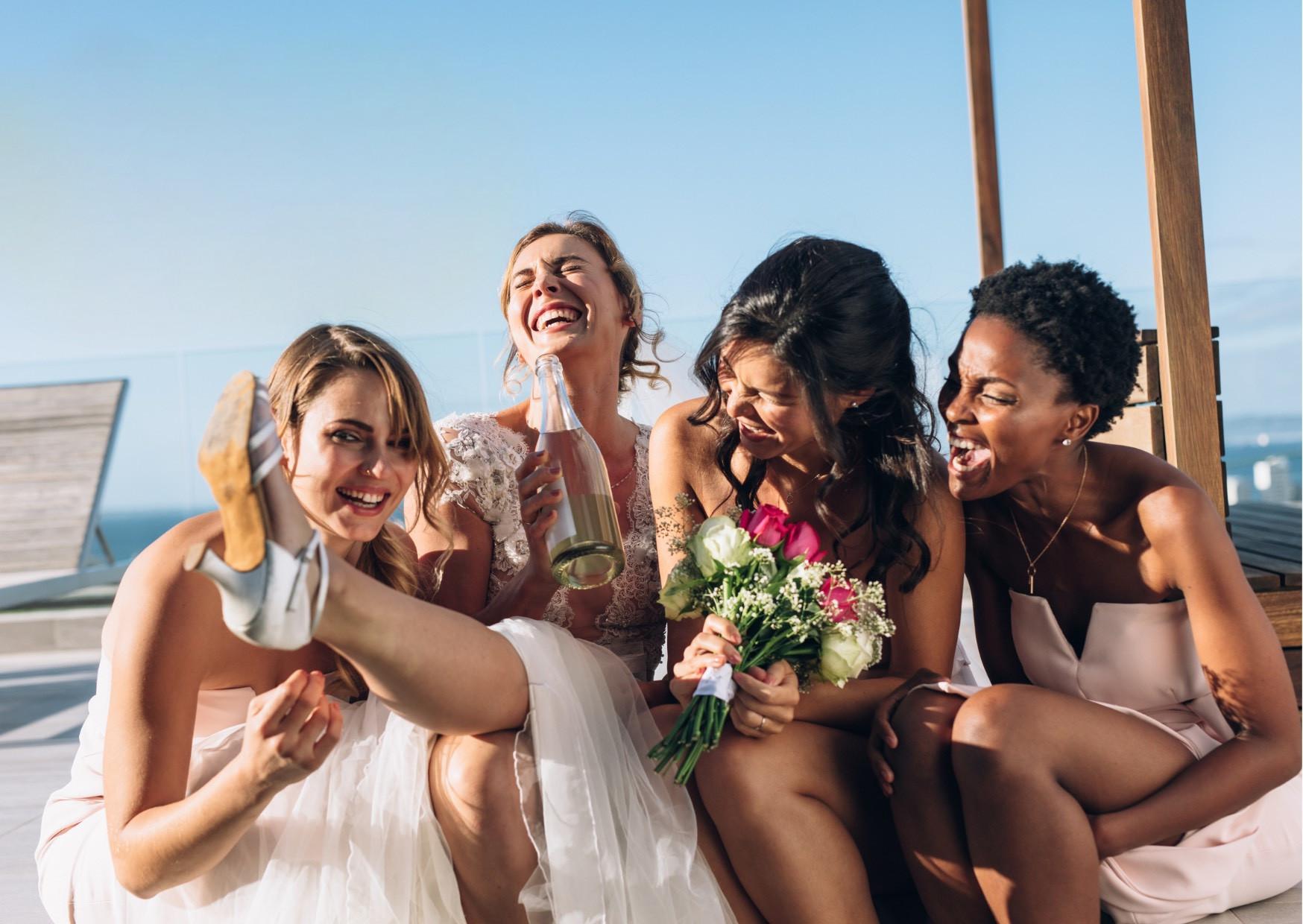 illustration of friends having fun